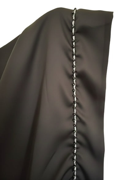 V-Neck Armani Silk Broche Burqa