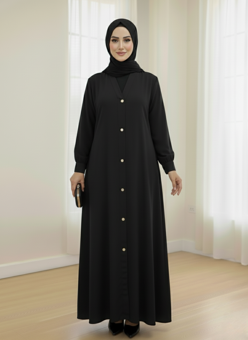 V-Neck Style Burqa