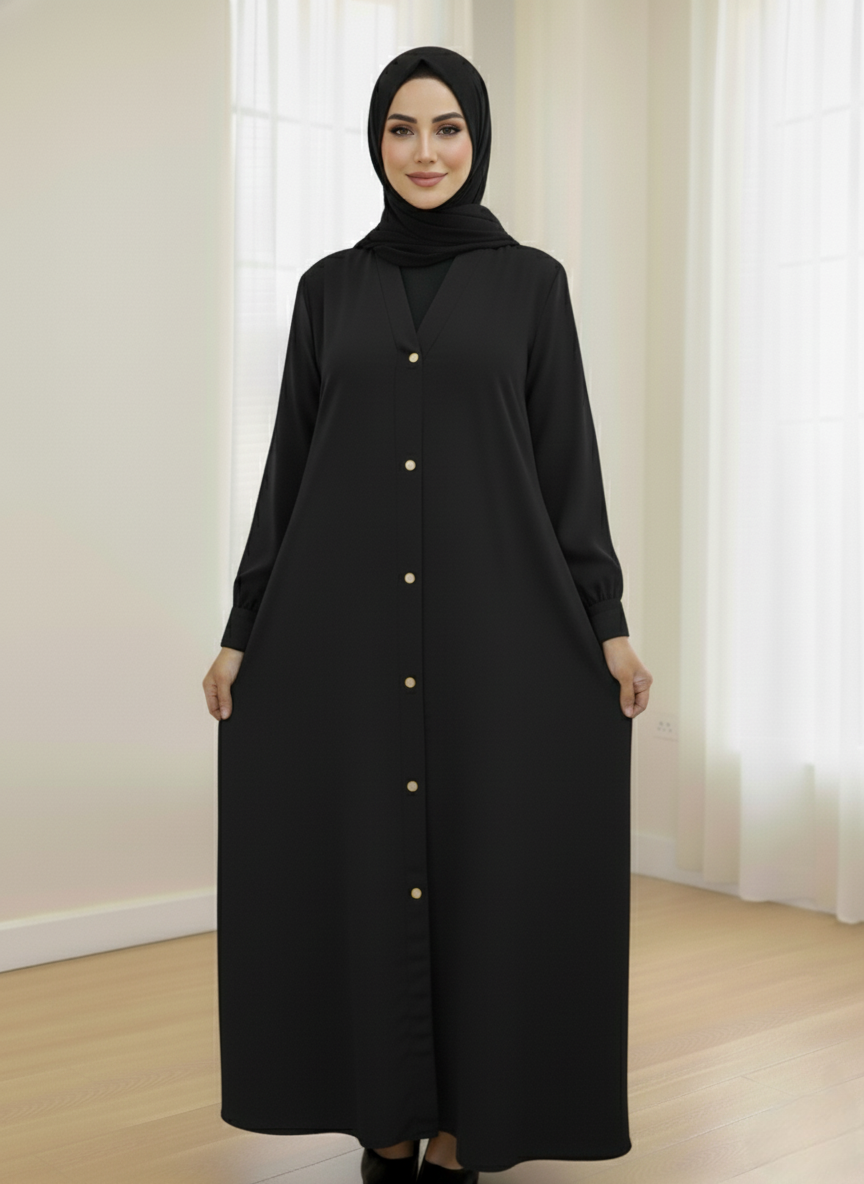 V-Neck Style Burqa
