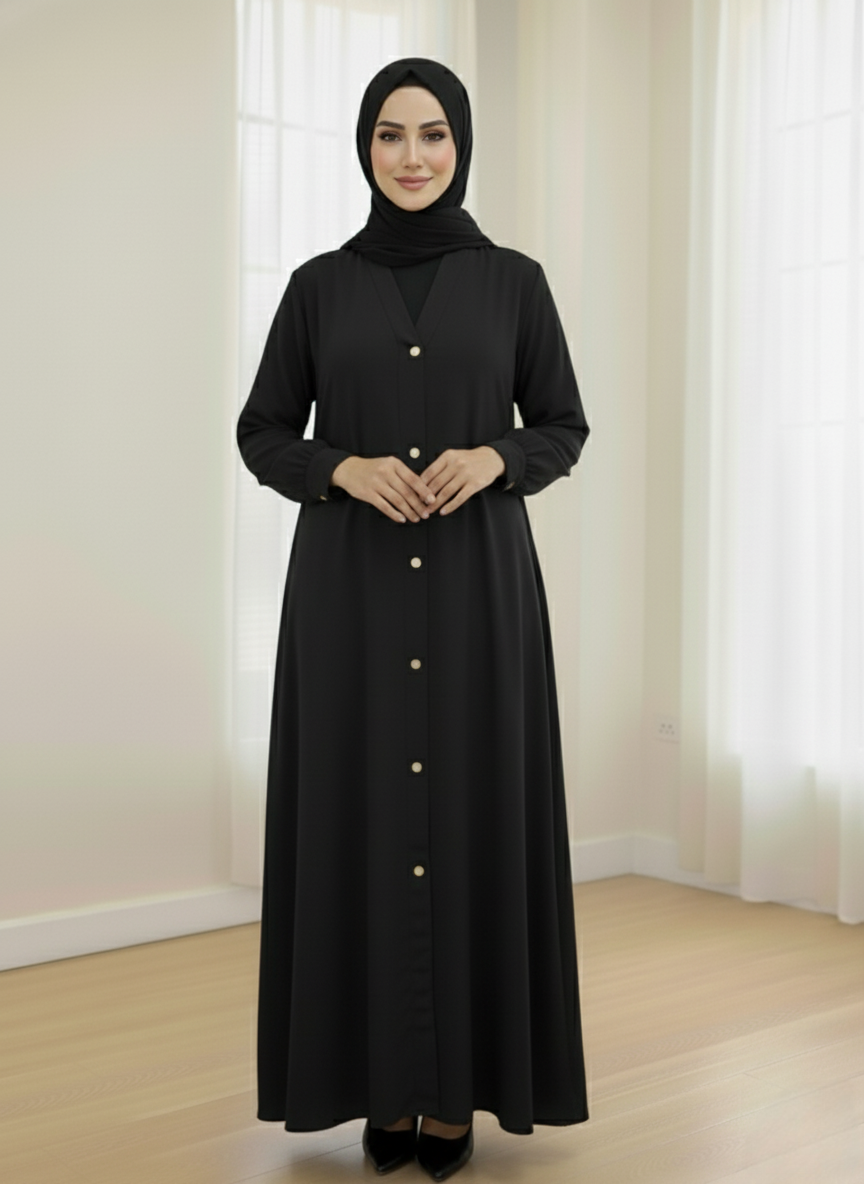 V-Neck Style Burqa