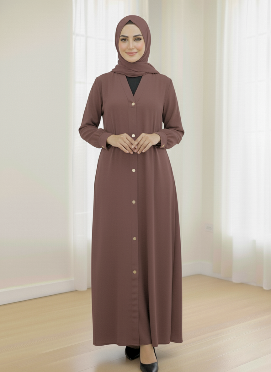 V-Neck Style Burqa