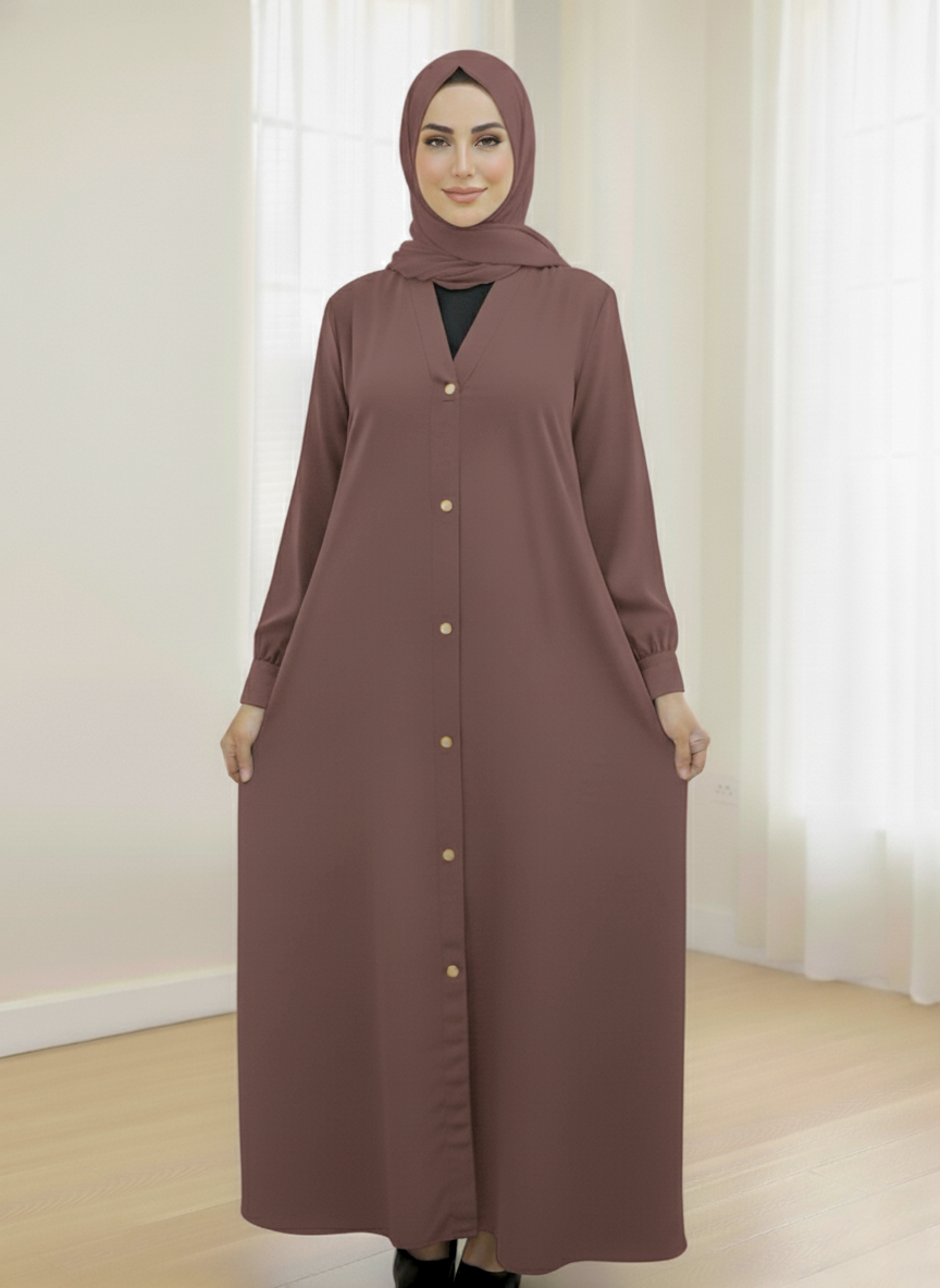 V-Neck Style Burqa