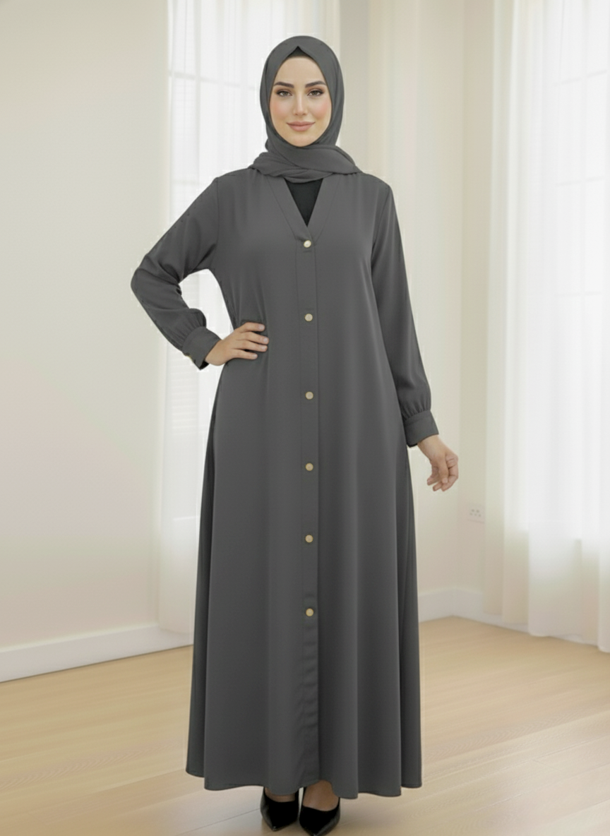 V-Neck Style Burqa