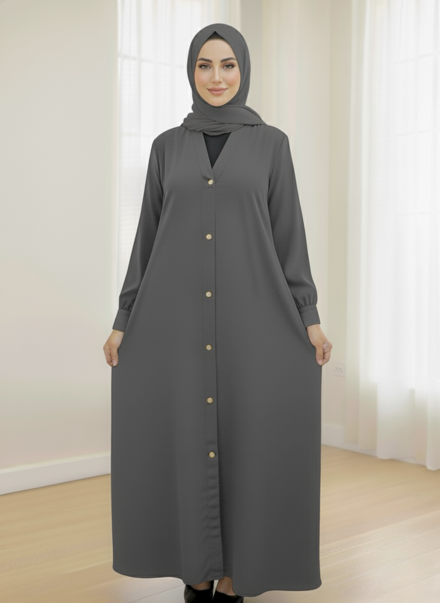 V-Neck Style Burqa