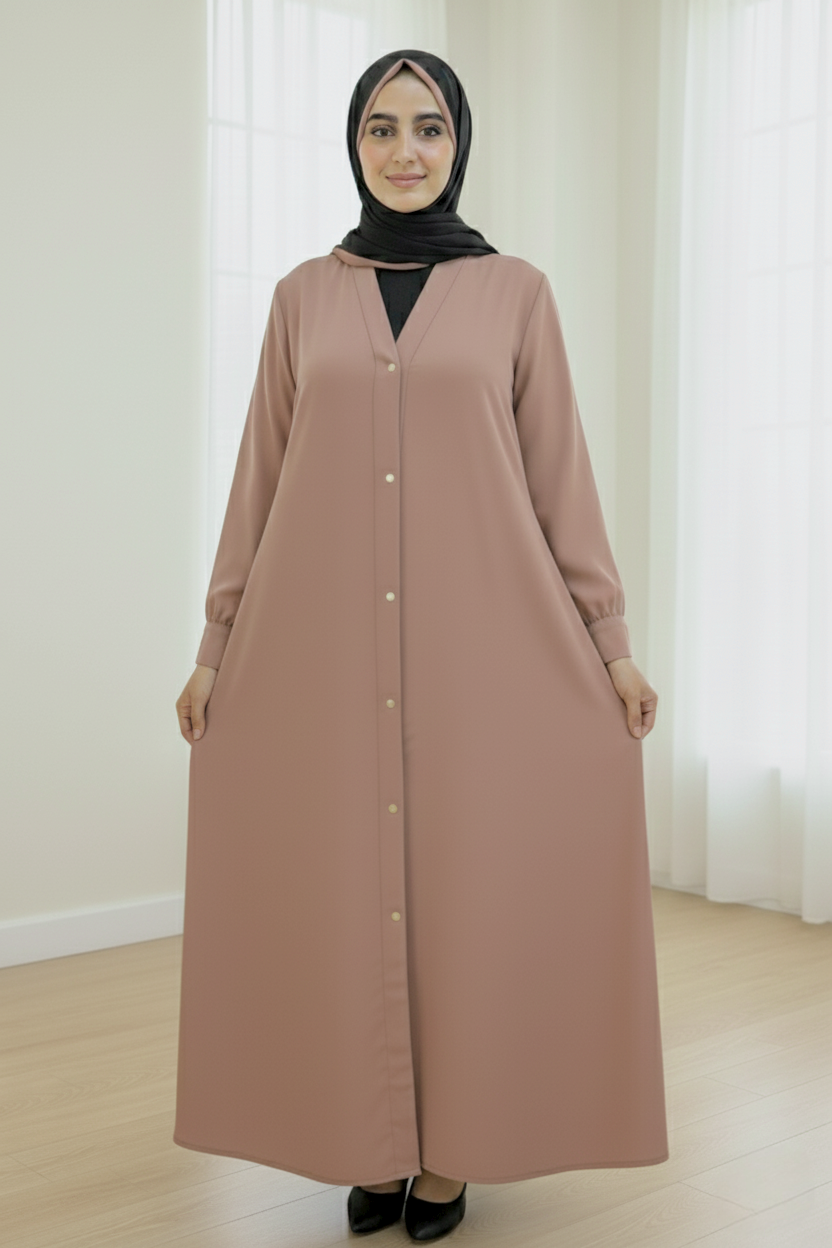 V-Neck Style Burqa