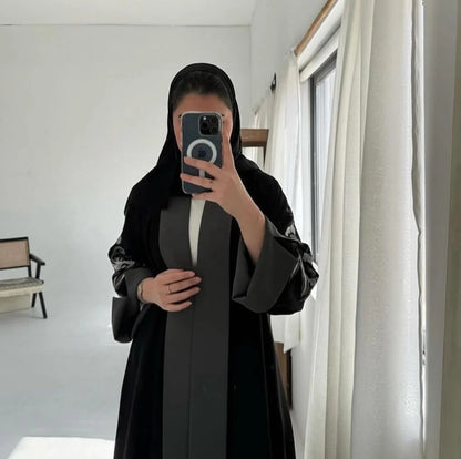 Black Nida Al Maza Abaya