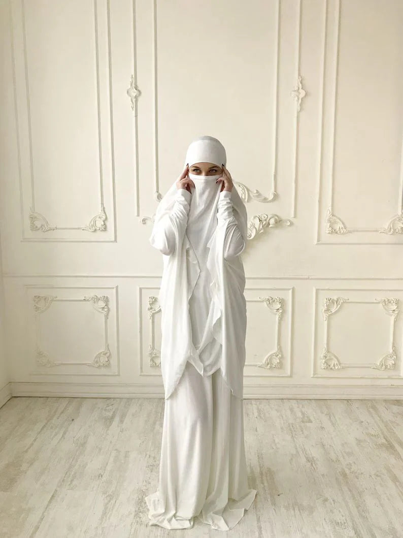Stretchable Cotton Makhna Namaz Wear Hijab